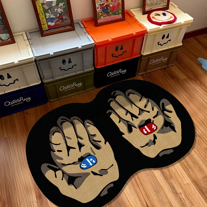 Bedroom Furniture - VIKAMA Teppich mit Cartoon-Motiv: Warme, rutschfeste